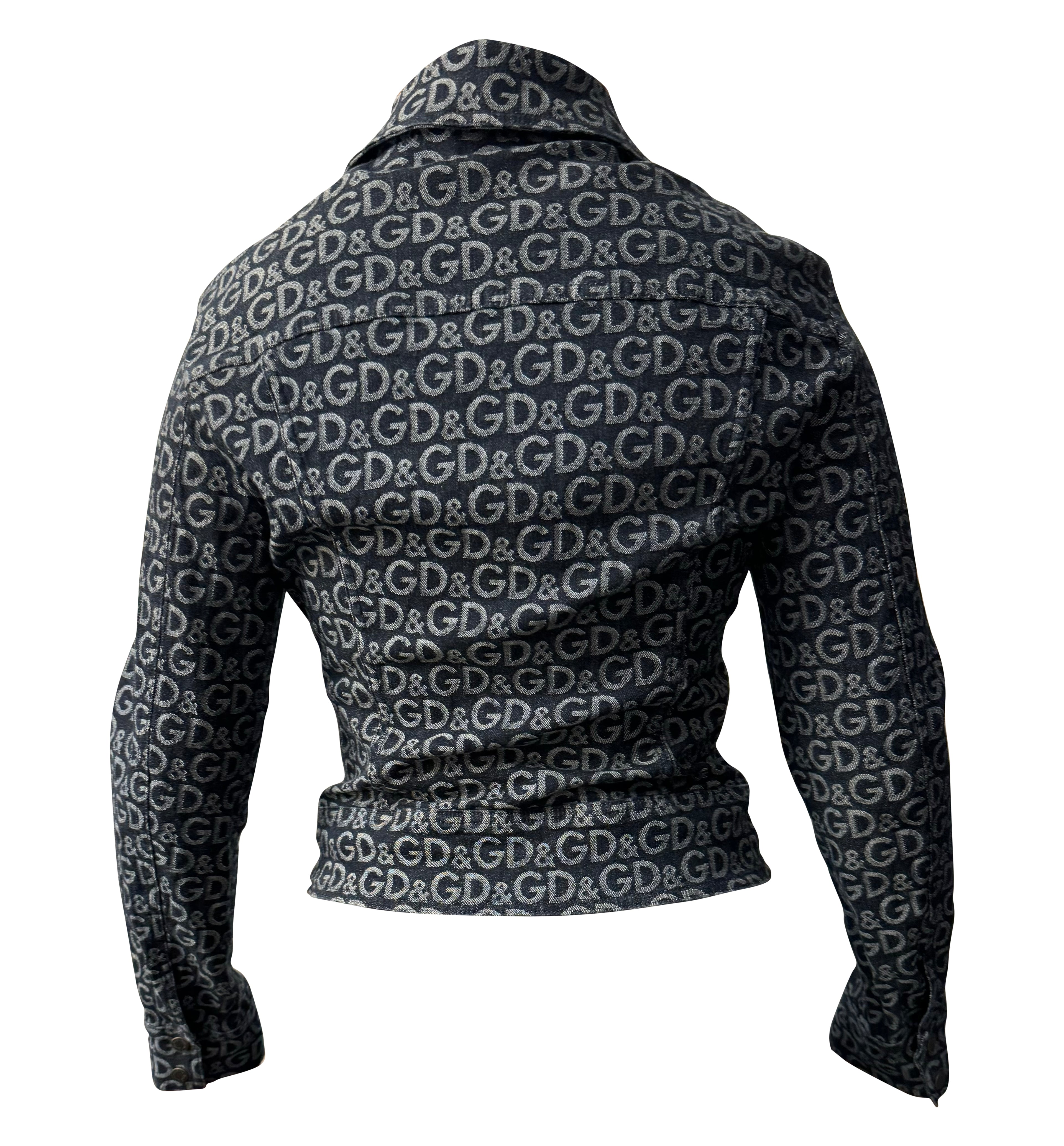 Dolce& Gabbana Logo Jean Jacket