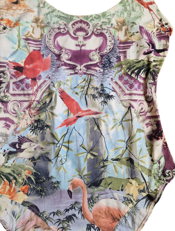 Jean Paul Gaultier Flamingo One Piece Swimsuit