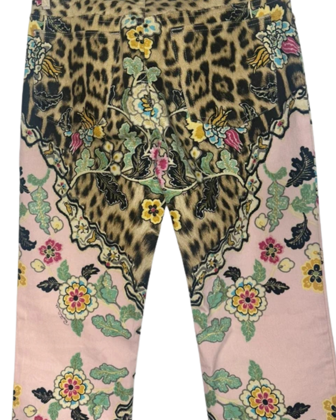 Roberto Cavalli 2003 Oriental Baby Pink Pants