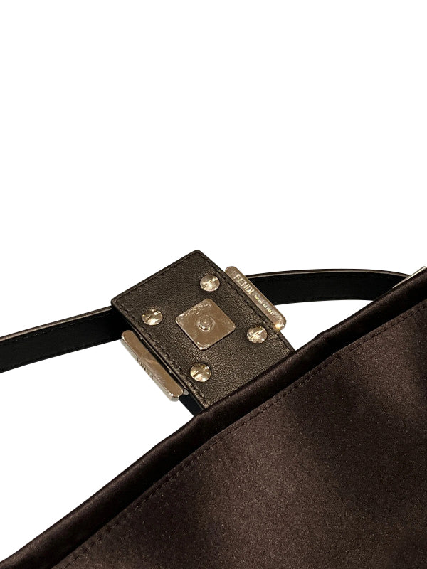 Fendi Baguette Satin Crystal Bag
