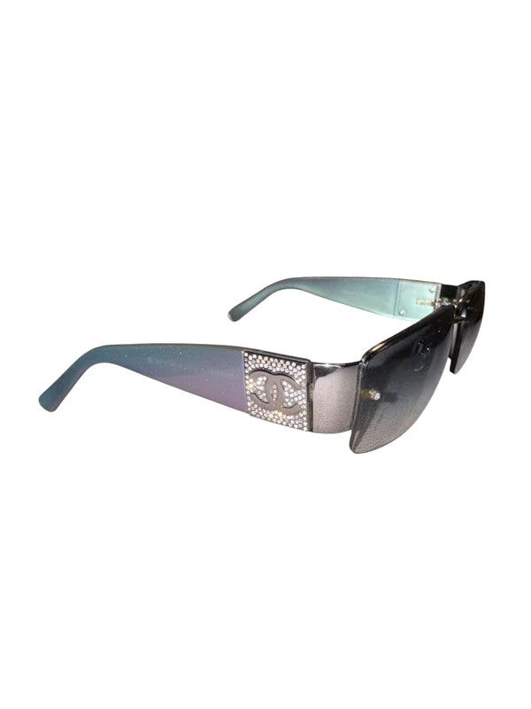 Chanel Crystal Logo Sunglasses