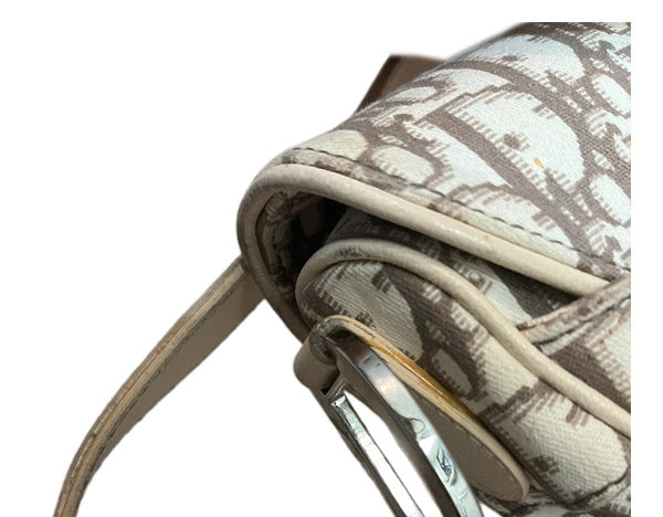 Christian Dior Diorissimo Spring 2005 Flower Monogram Saddle Bag