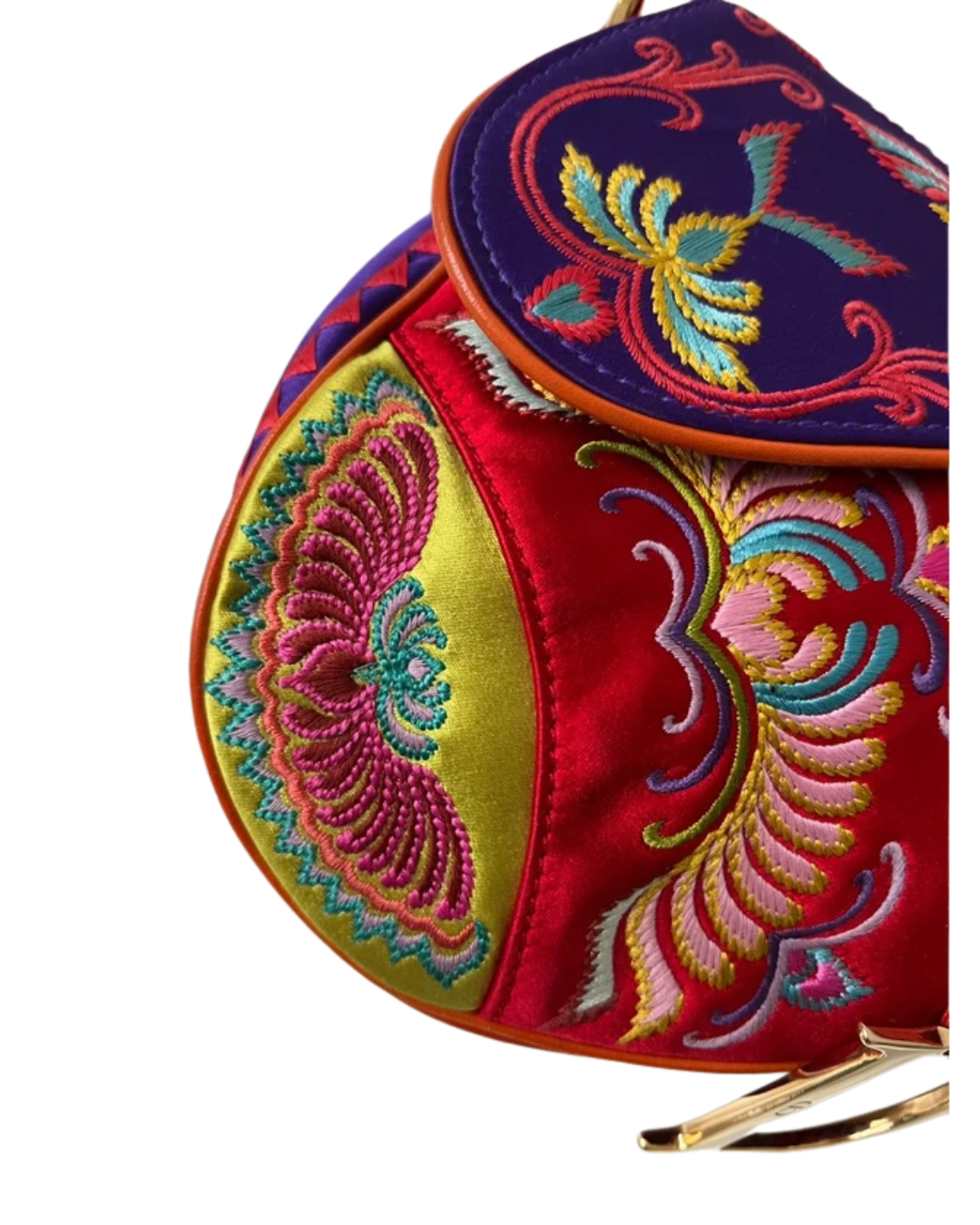 Christian Dior by John Galliano 2002 Shanghai Saddle Bag