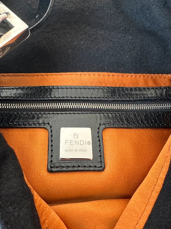 Fendi Sequin Beaded Tassle Baguette Bag