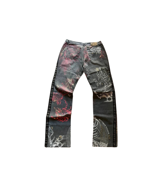 Roberto Cavalli 2003 Zodiac Astrology Pants