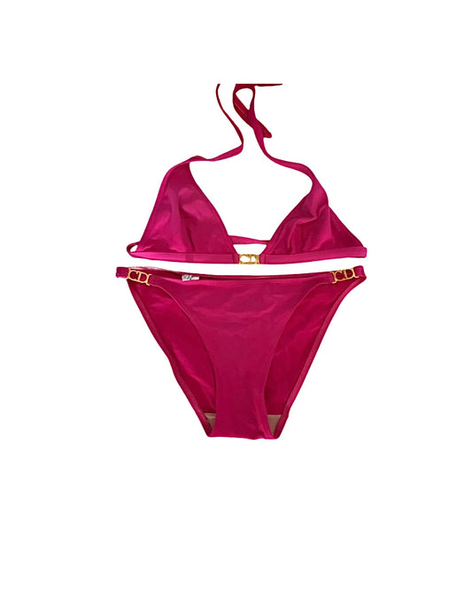 Christian Dior Pink Logo Bikini