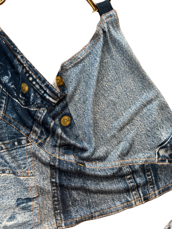 Christian Dior John Galliano 2000 Trompe L’Oeil Halter Top