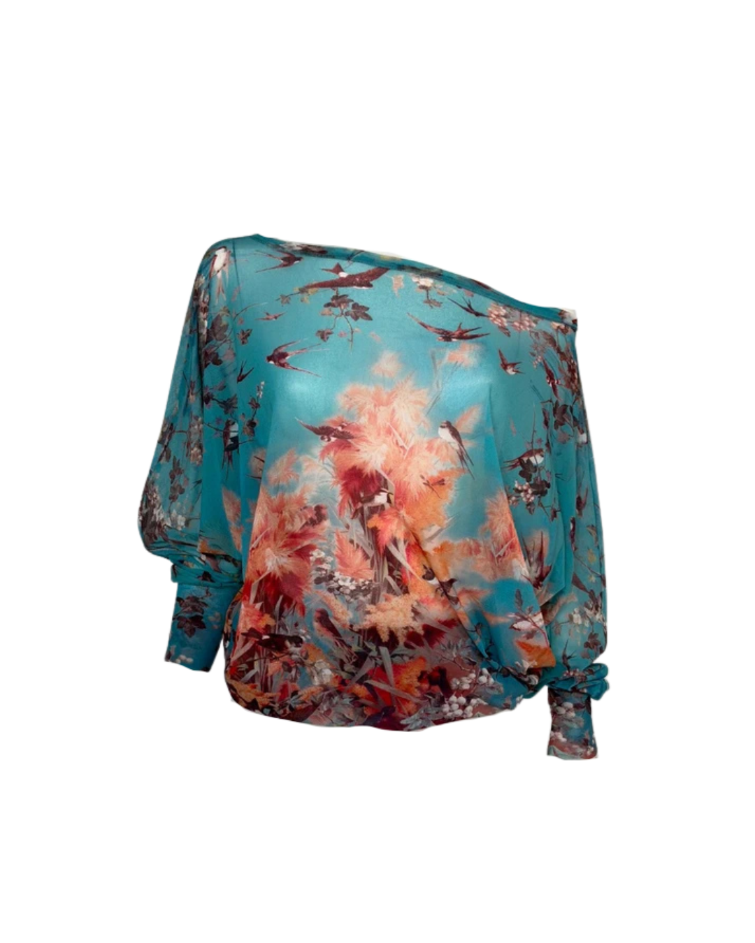 Jean Paul Gaultier Soleil Nature Print Dress