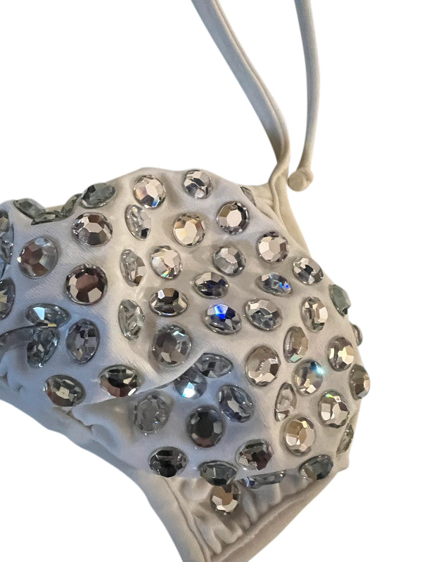 Chanel 1995 Swarovski Crystal Bikini Top