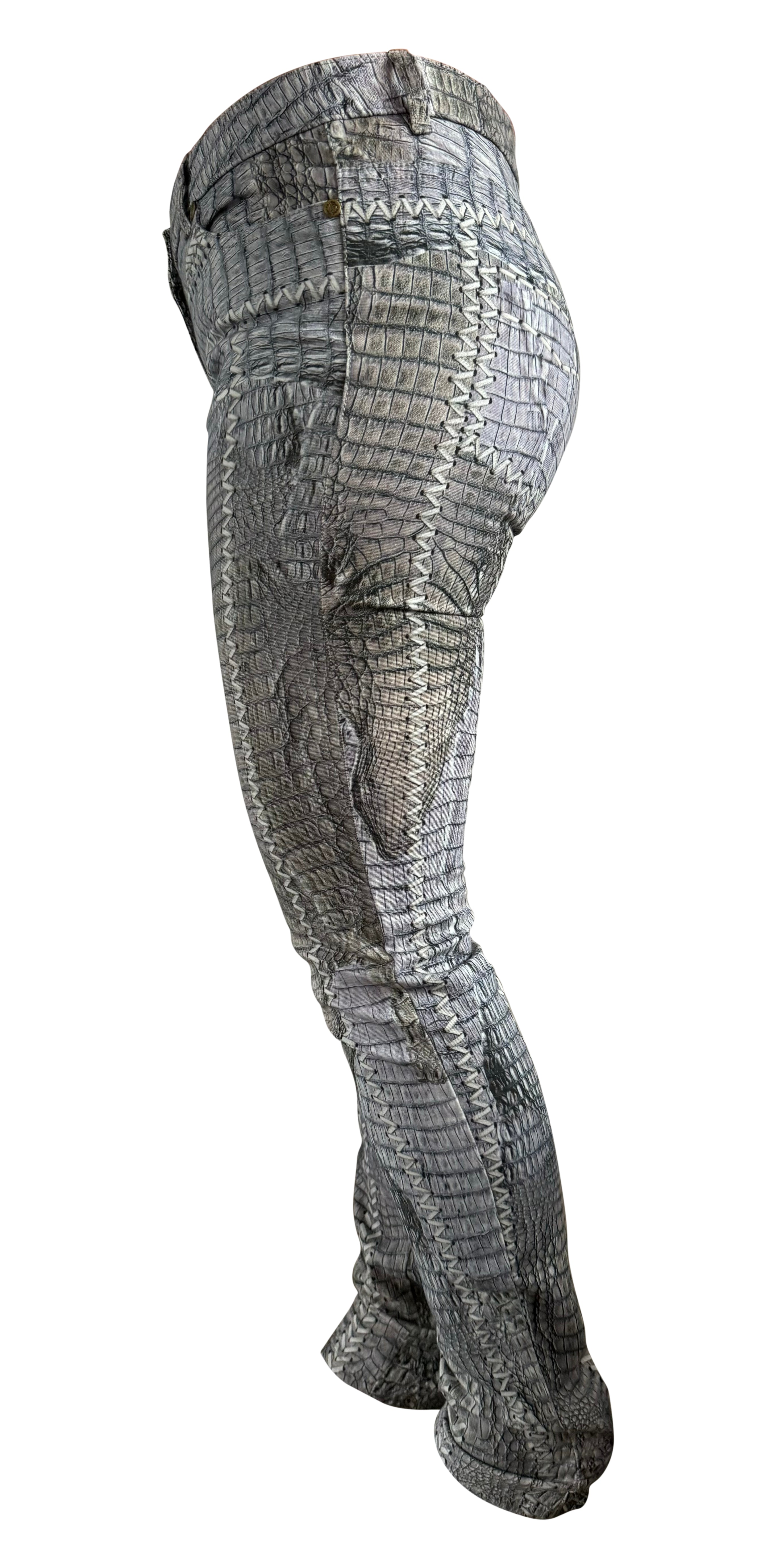 Roberto Cavalli Laced Print Bottoms