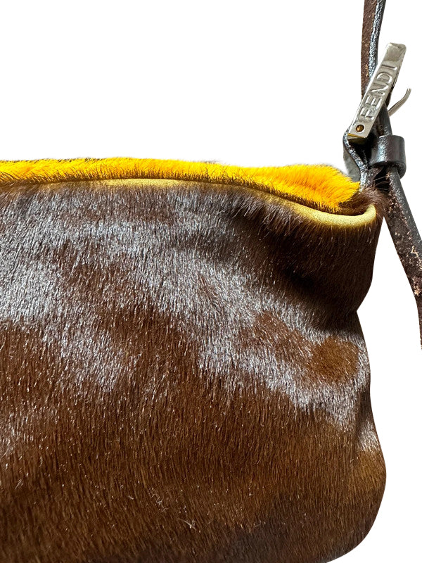 Fendi Baguette Pony Hair Bag