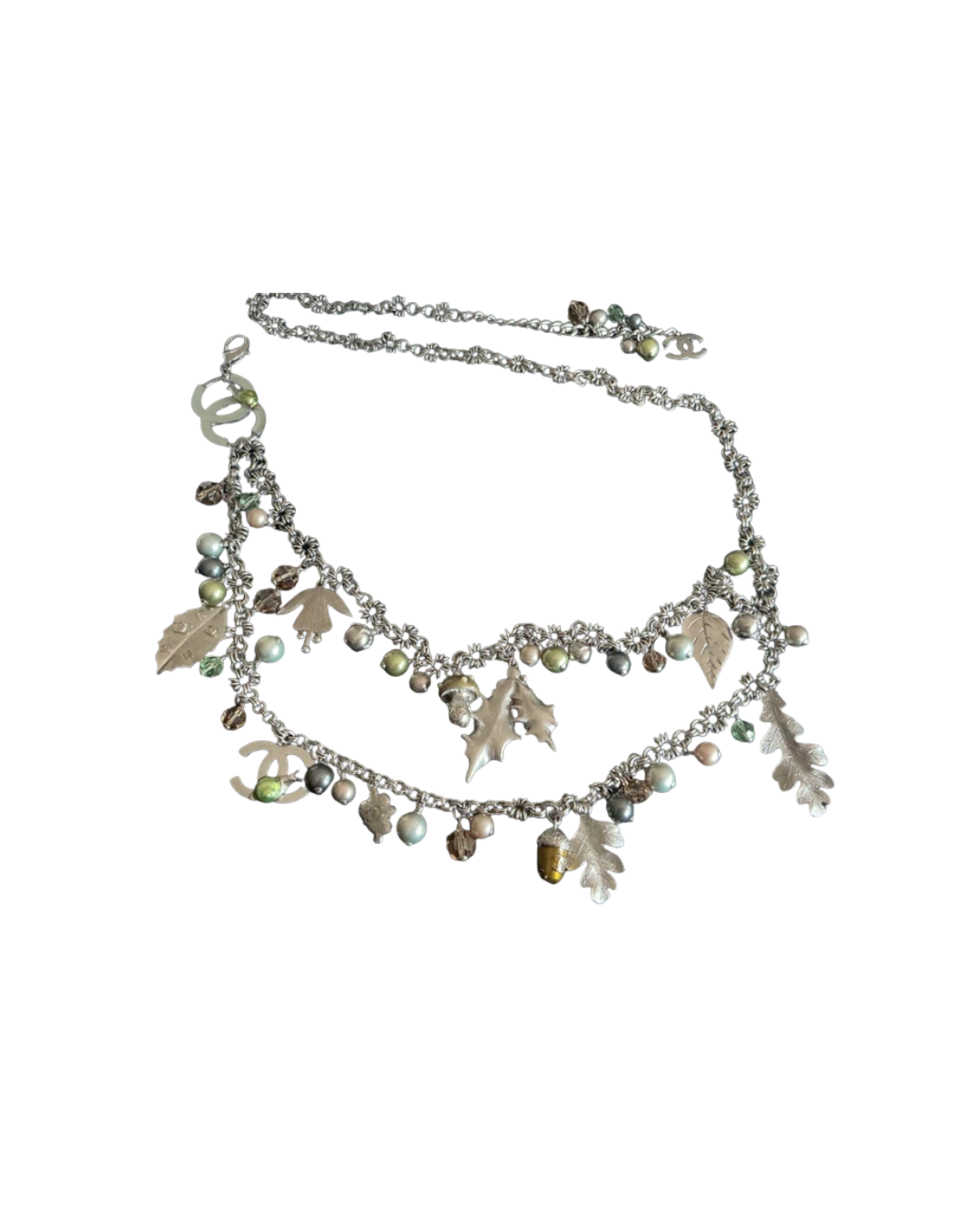 Chanel Fall Leaves Charm Belt