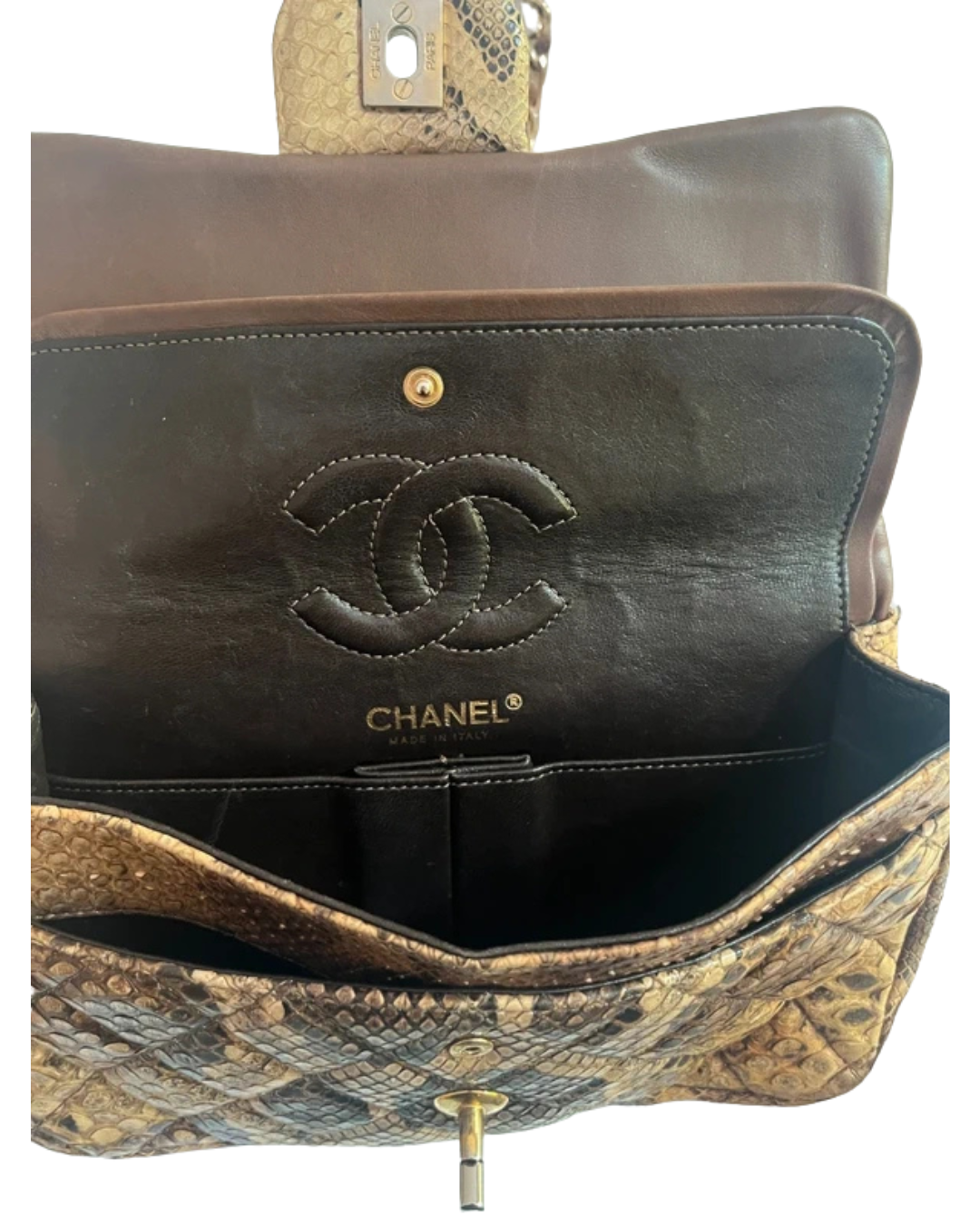 Chanel Python Small Flap Bag