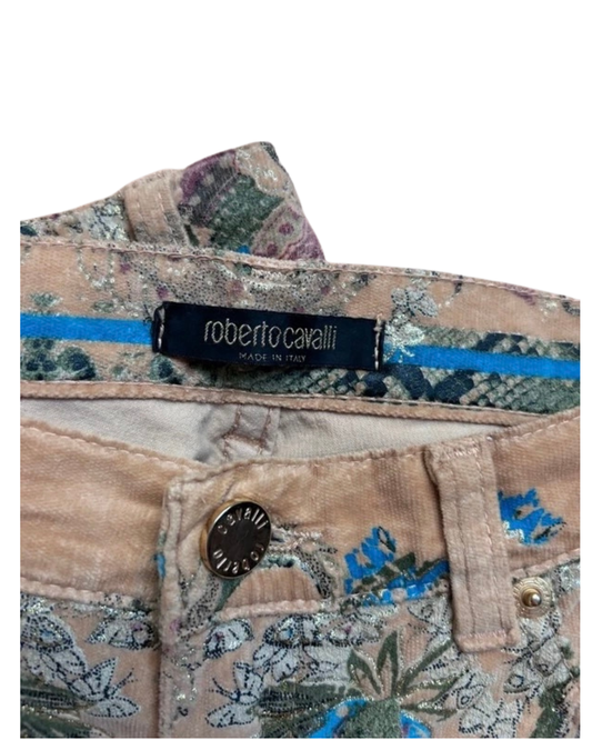 Roberto Cavalli Embroidered Pants