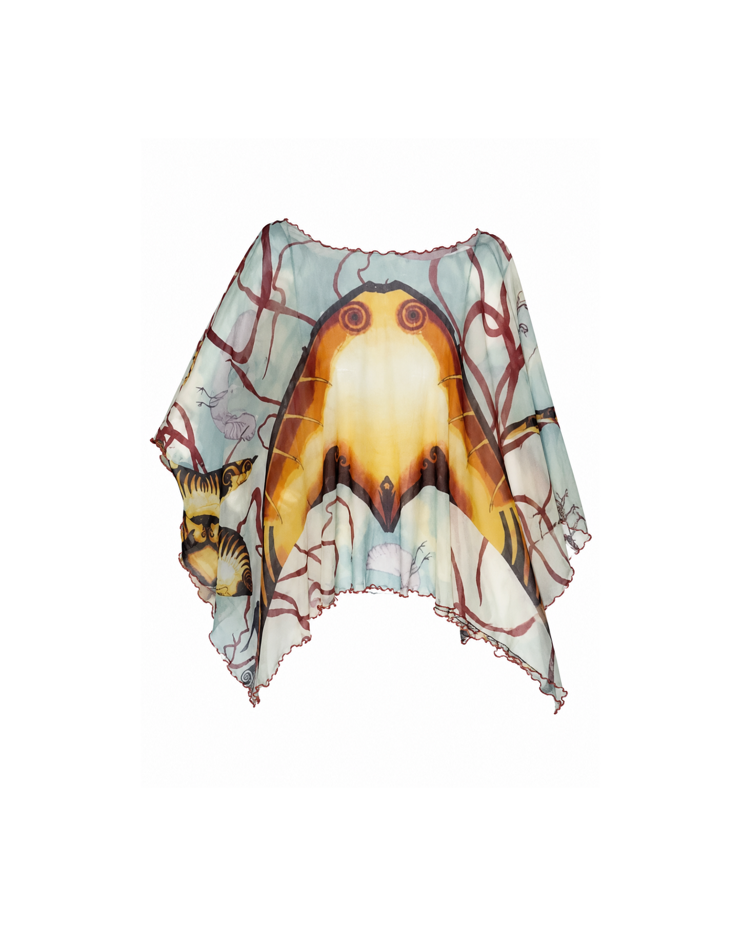 Jean Paul Gaultier Mesh Poncho Top