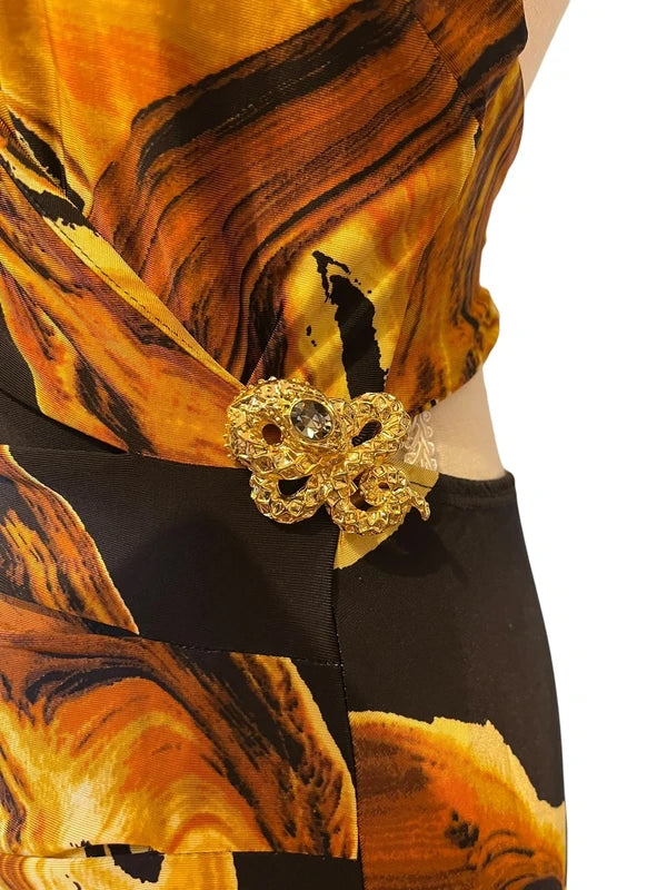 Roberto Cavalli 2010 Silk Gown