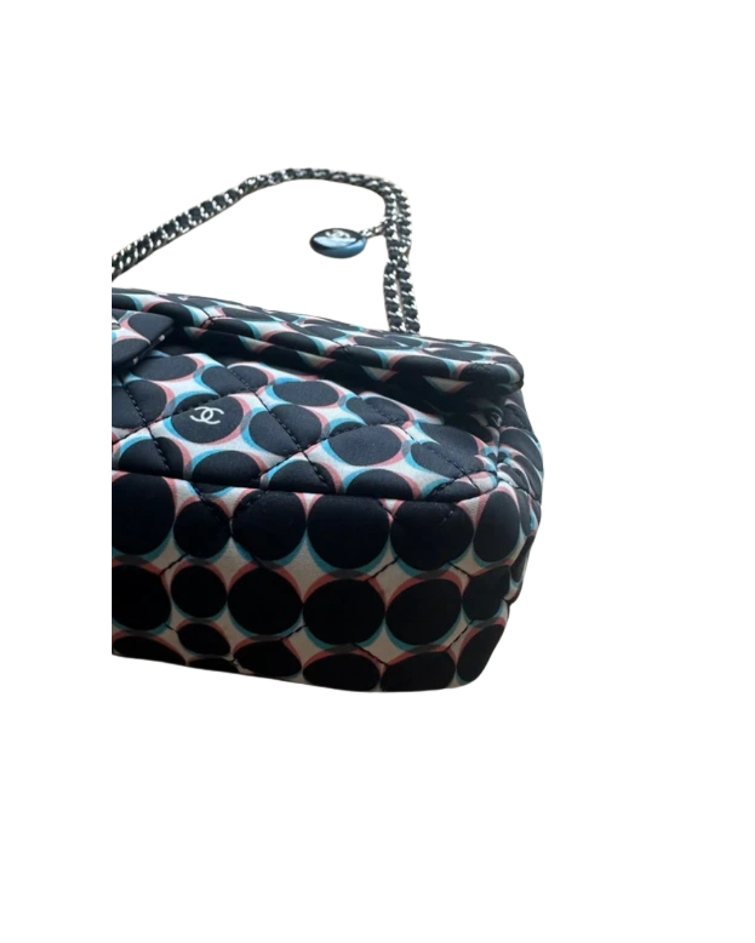 Chanel Timeless Polka Dot Single Flap Bag