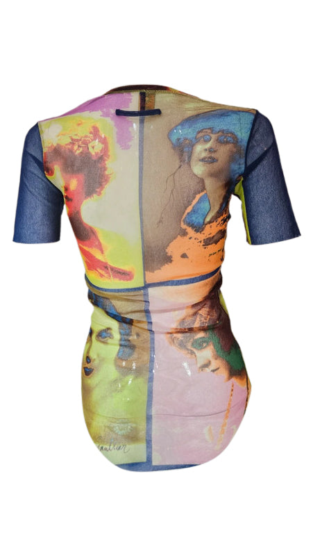 Jean Paul Gaultier Portraits Mesh T-shirt