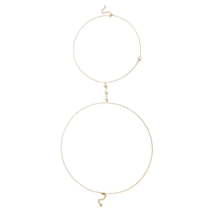 18K Gold Plated Single Bodychain