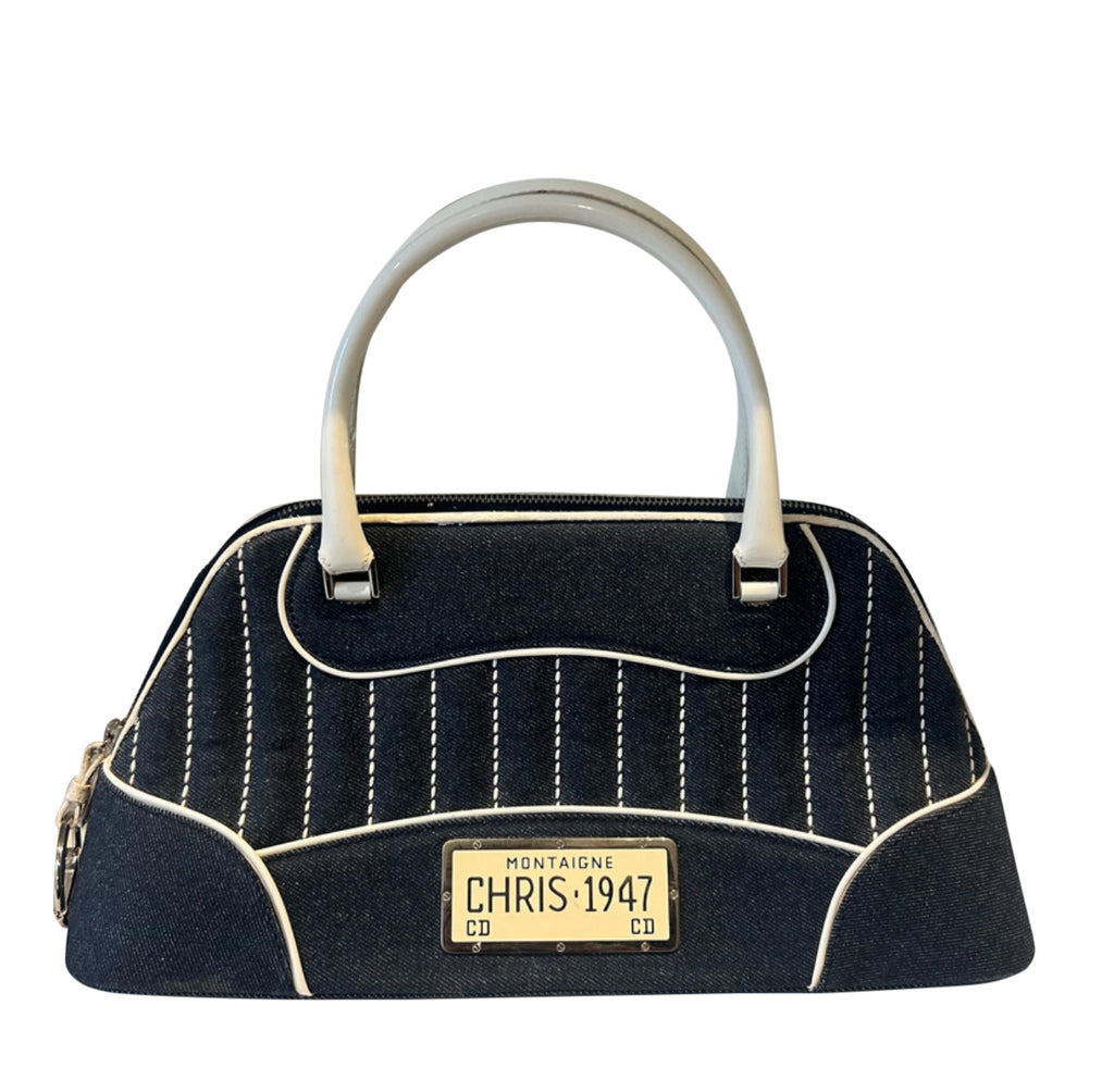 Christian Dior Cadillac Denim Handbag