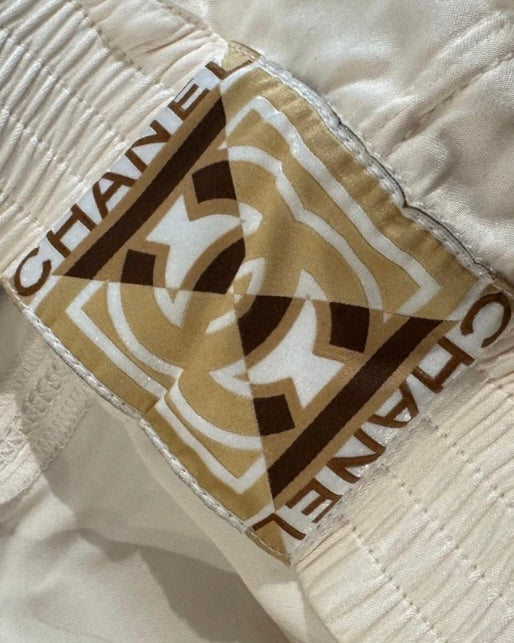 Chanel 2006 Karl Lagerfeld Silk Boxing Shorts
