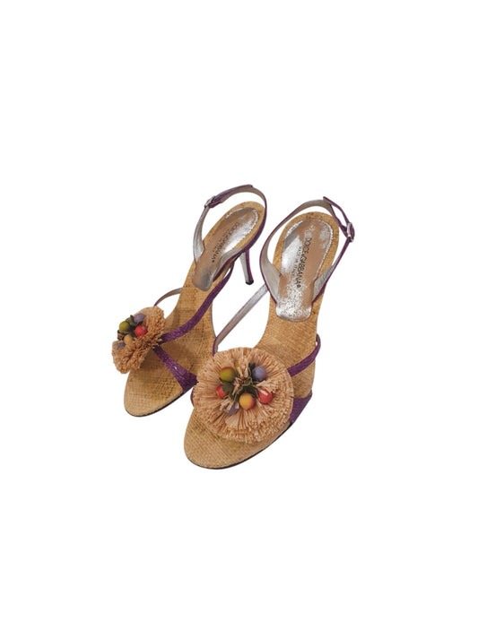 Dolce&Gabbana Raffia Sandals