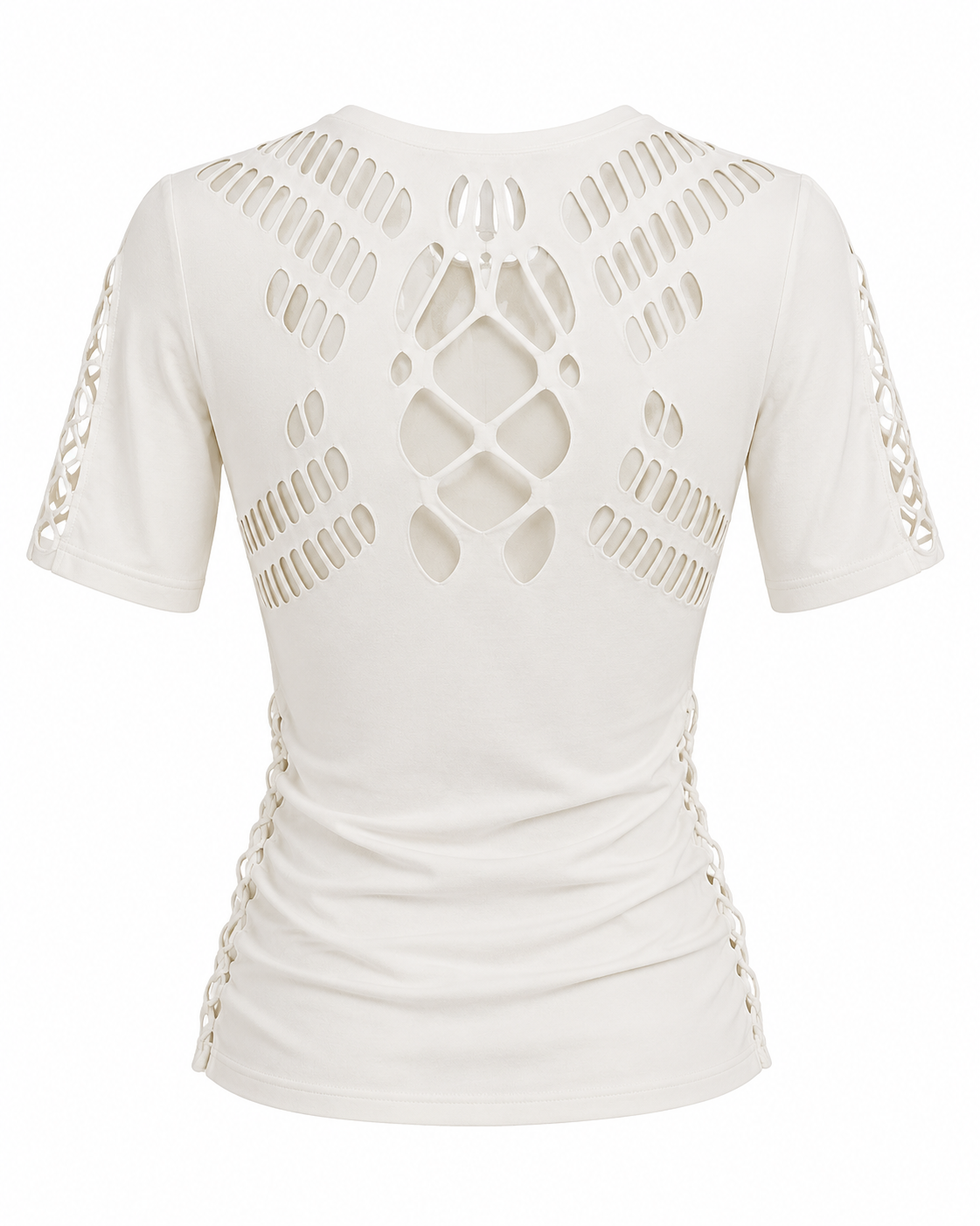 Gucci by Tom Ford Fishnet Cutout T-shirt
