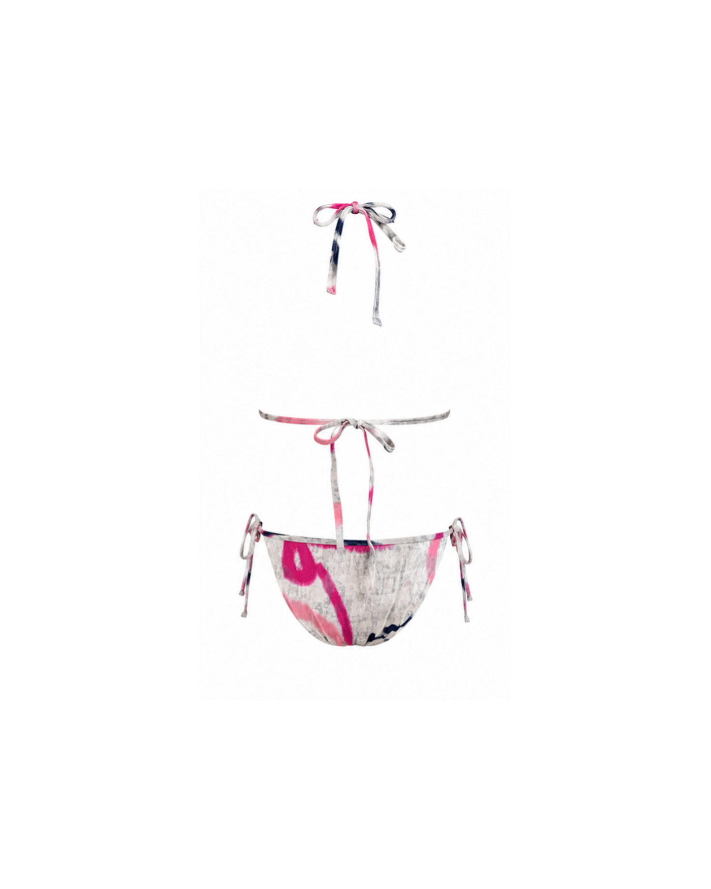 Christian Dior Graffitti Monogram Bikini Sarong Set