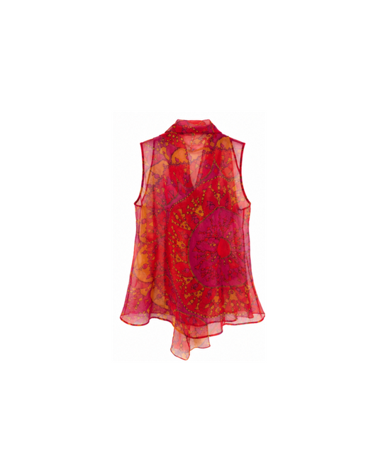 Christian Dior By John Galliano Silk Blouse And Skirt Set