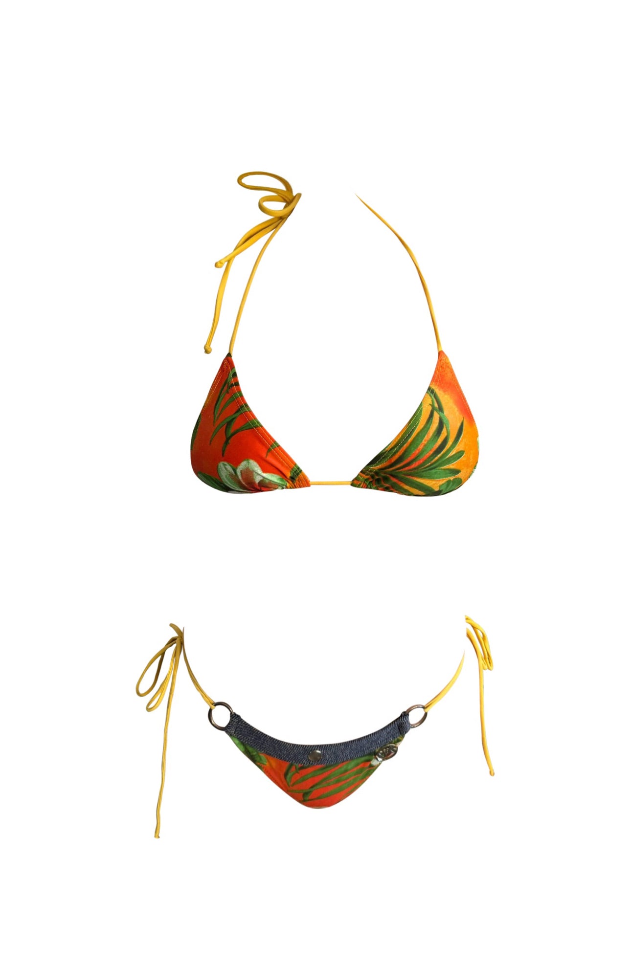 Dolce& Gabbana Tropical Print Bikini