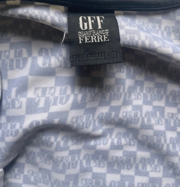 Gianfranco Ferre Logo Neckhalter Dress