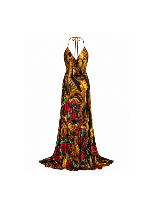 Roberto Cavalli 2010 Silk Gown