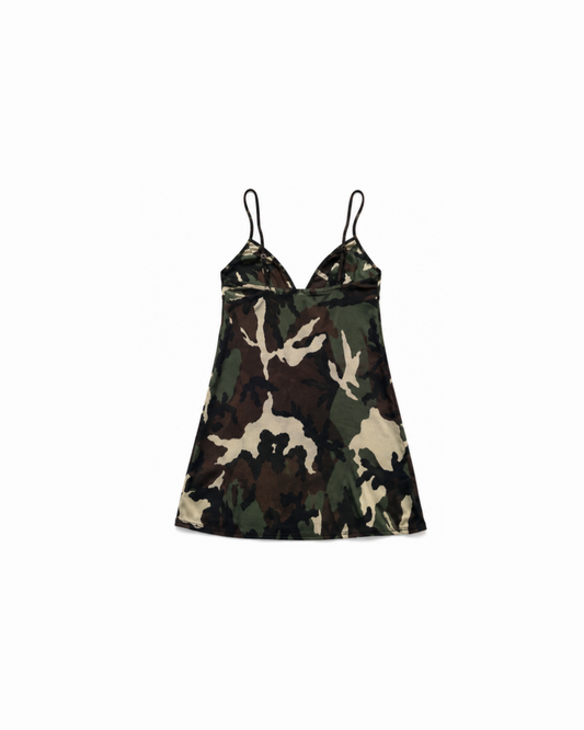 Christian Dior By John Galliano 2001 Camouflage Dress
