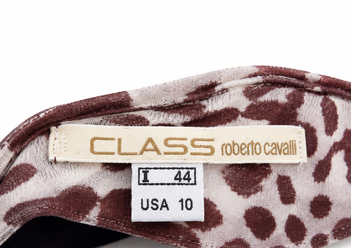 Roberto Cavalli 2003 Tiger Print Gown