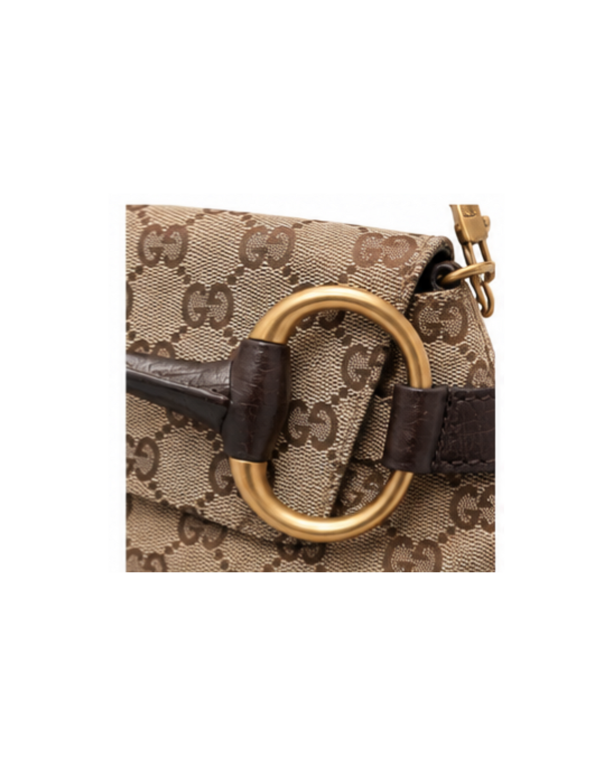 Gucci By Tom Ford Horsebit Monogram Bag