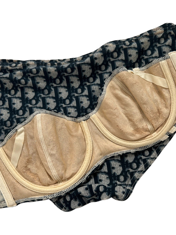 Christian Dior Monogram Bandeau Bikini