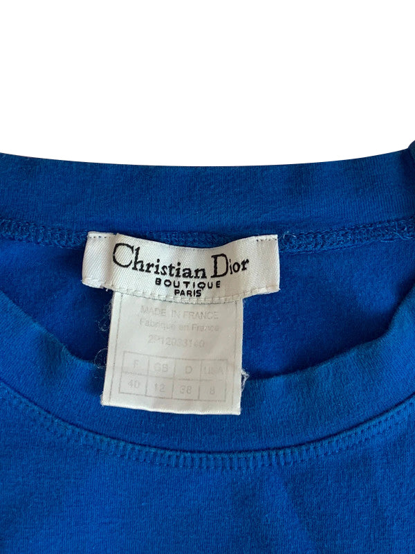 Christian Dior J’adore Dior Blue and Yellow Tank Top