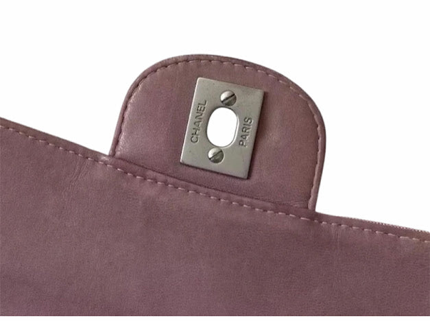 Chanel Pink Nylon Medium Flapbag