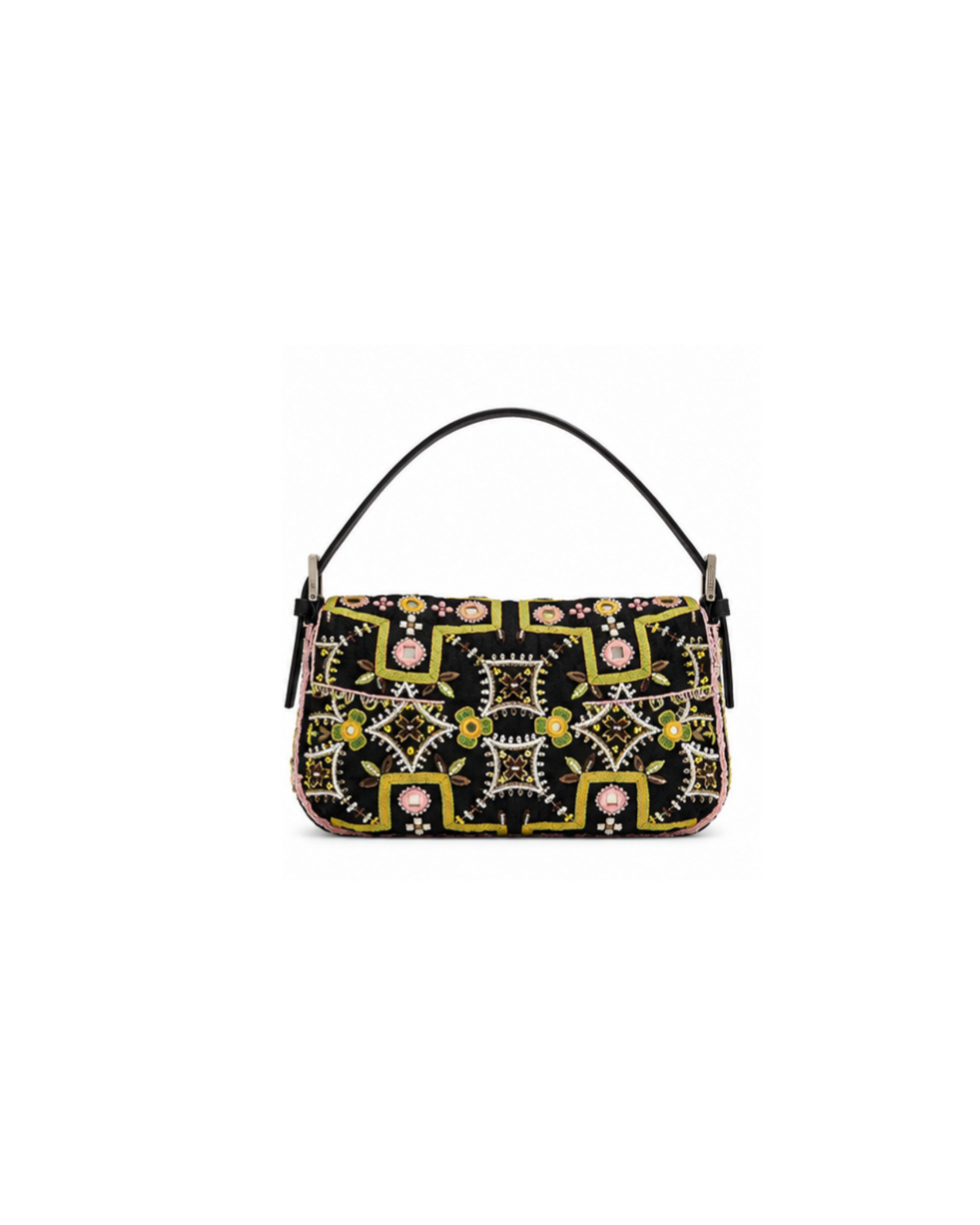 Fendi Beaded Fringe Baguette Bag