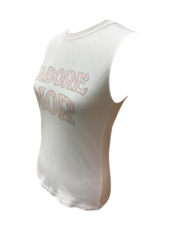 Christian Dior J’adore Dior Monogram Crystal Tank Top