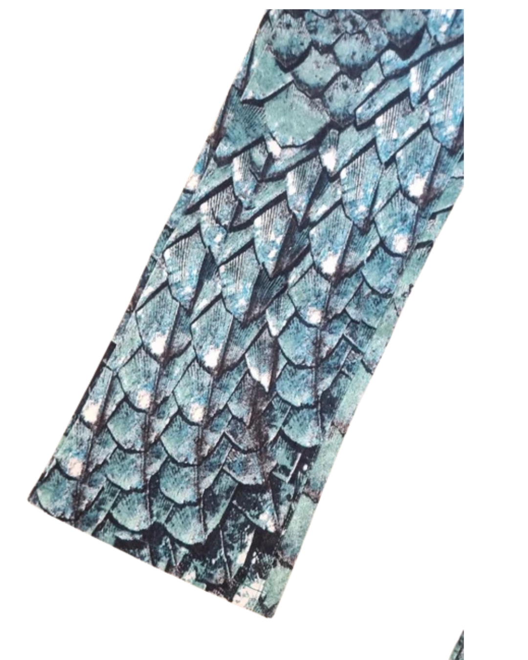 Robert Cavalli Fish Scale Turqoise Pants