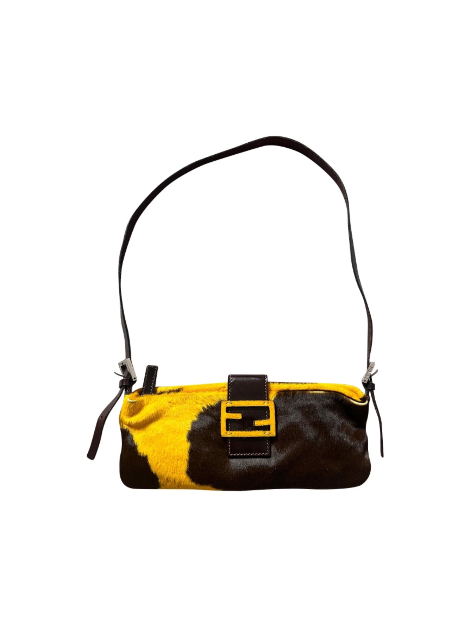 Fendi Baguette Pony Hair Bag