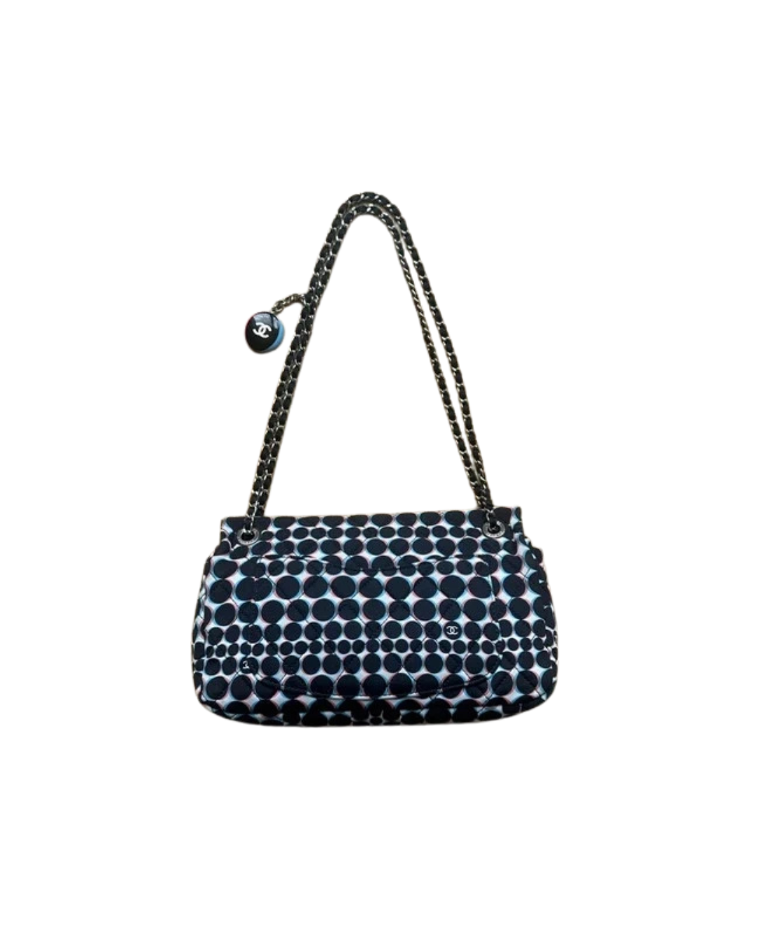 Chanel Timeless Polka Dot Single Flap Bag