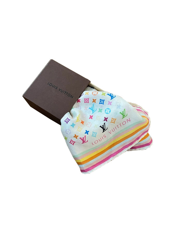 Louis Vuitton Takashi Murakami Silk Scarf
