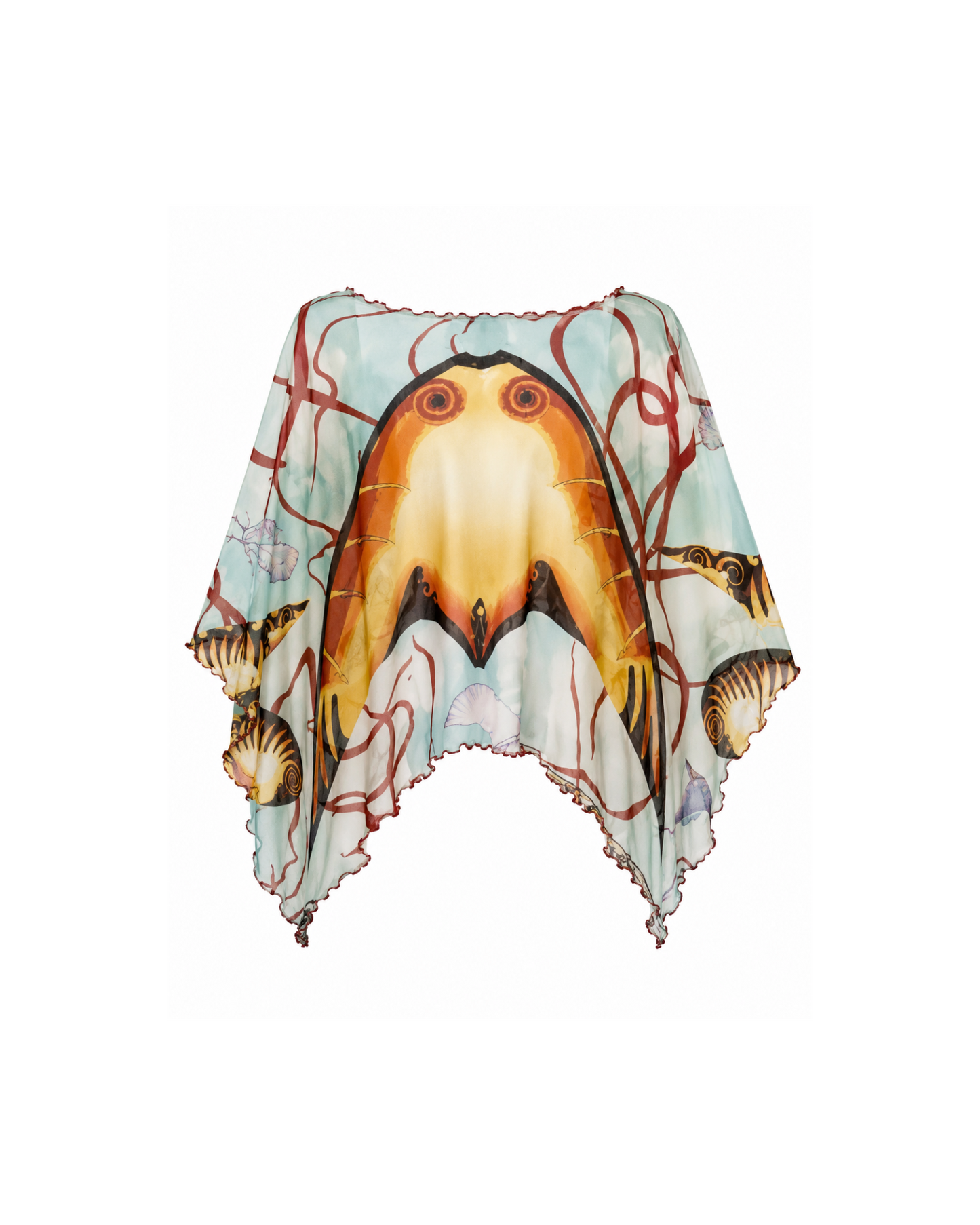 Jean Paul Gaultier Mesh Poncho Top