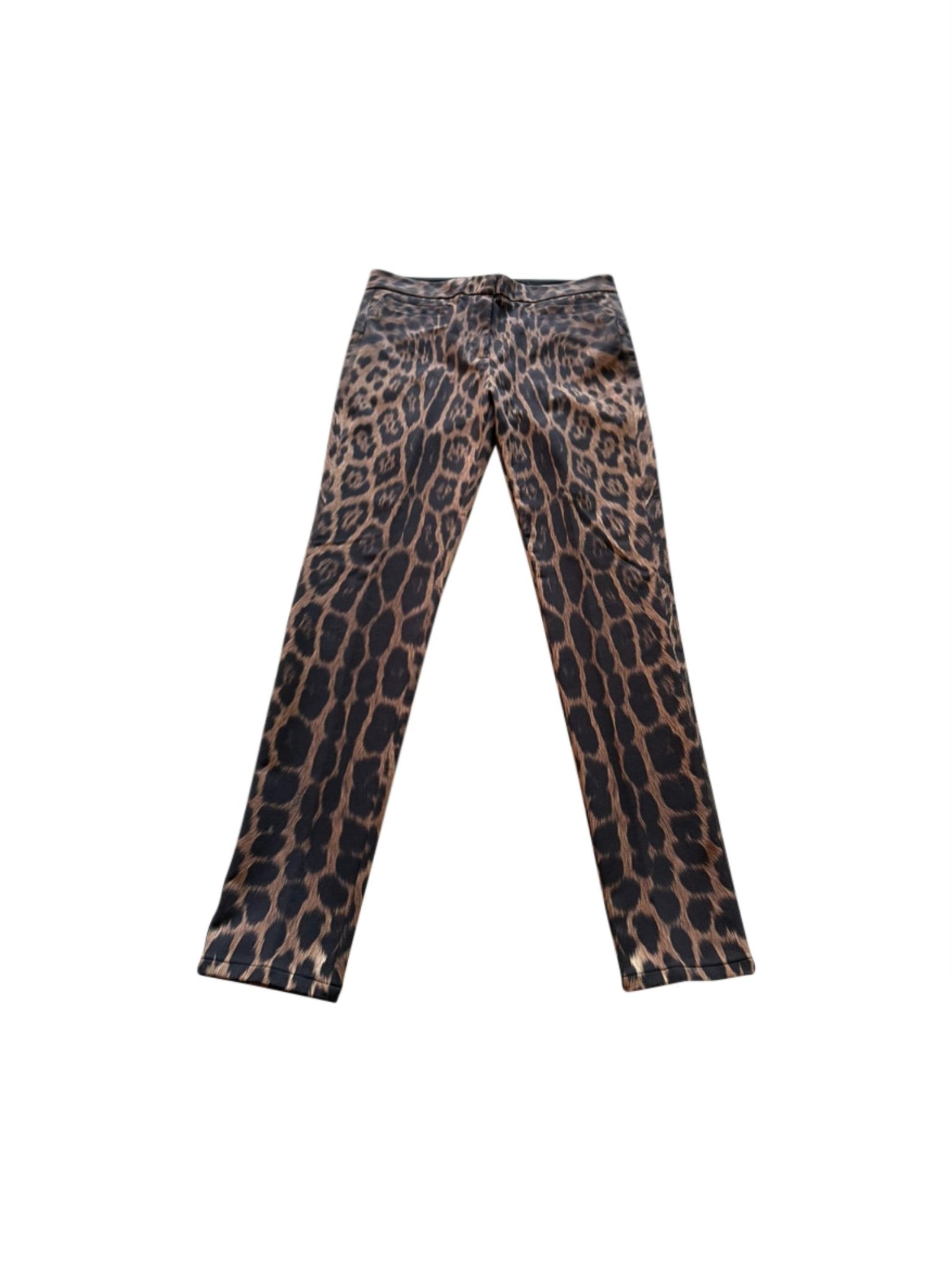 Roberto Cavalli Cheetah Print Skinny Bottoms