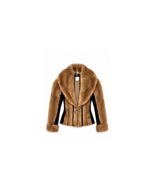 Jean Paul Gaultier Faux Fur Jacket