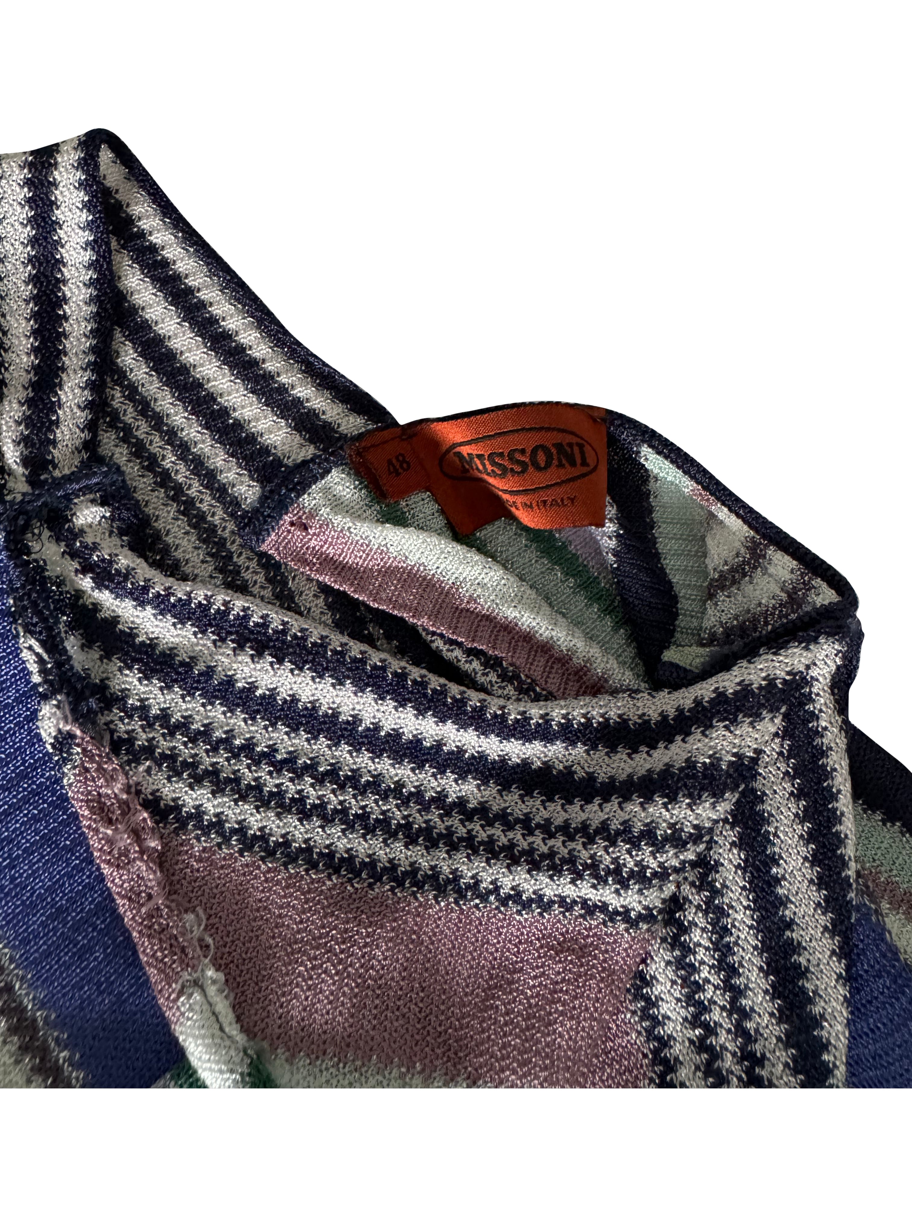 Missoni One Shoulder Mini Dress