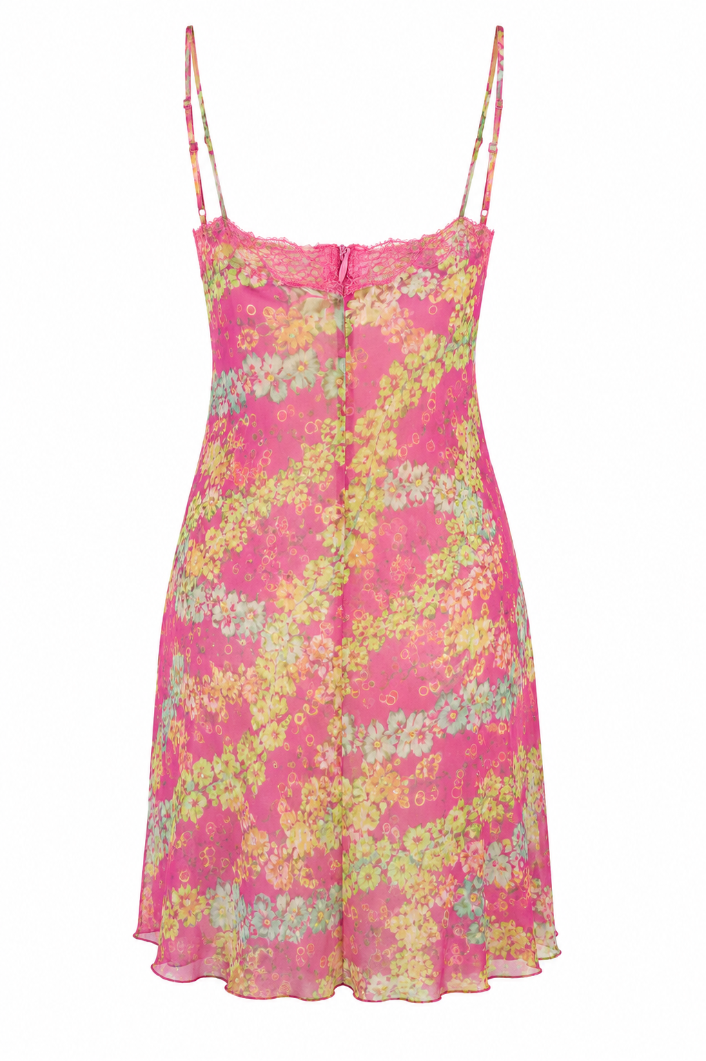 Versace Flower Lace Mini Dress
