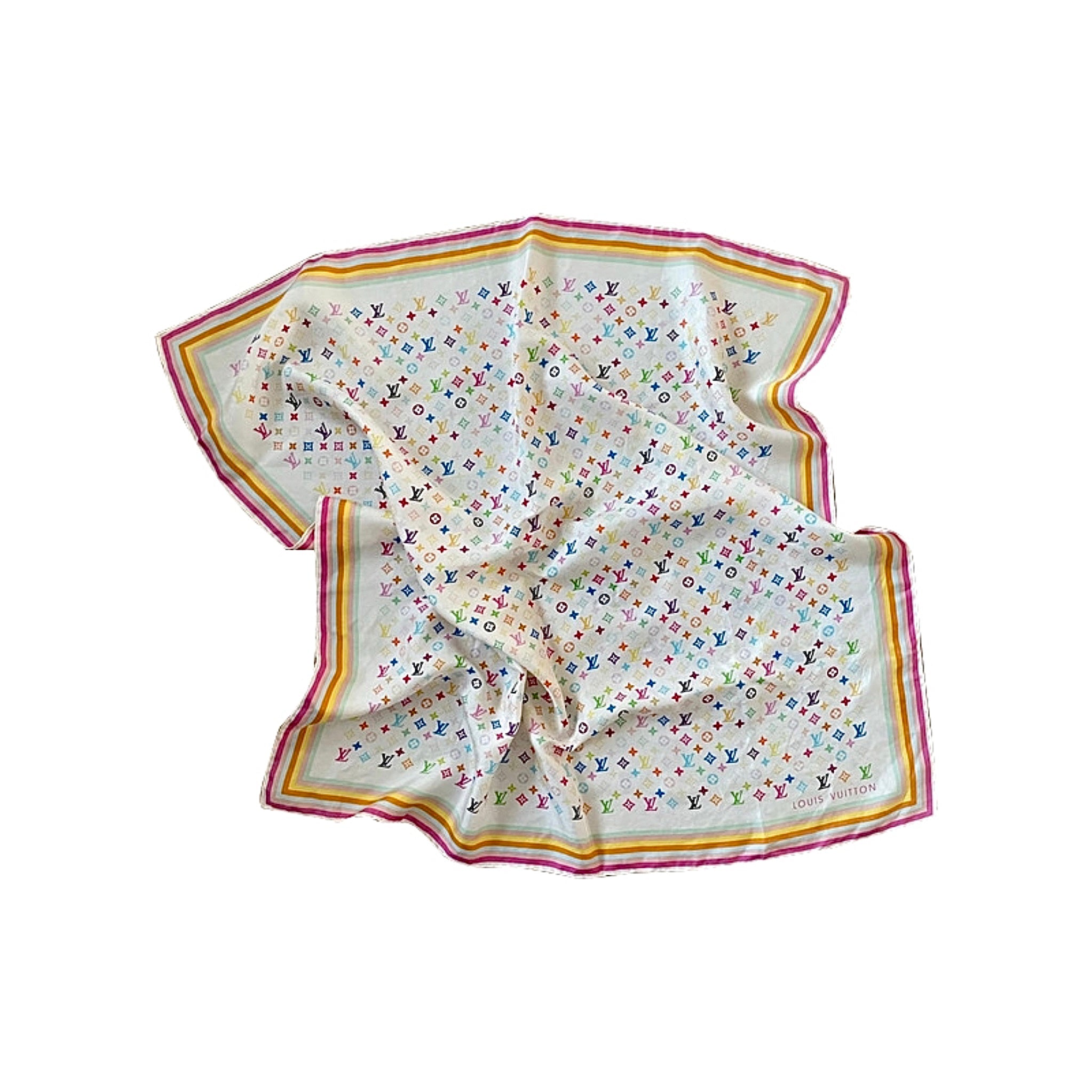 Louis Vuitton Takashi Murakami Silk Scarf